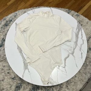 New Abercrombie White Bodysuit